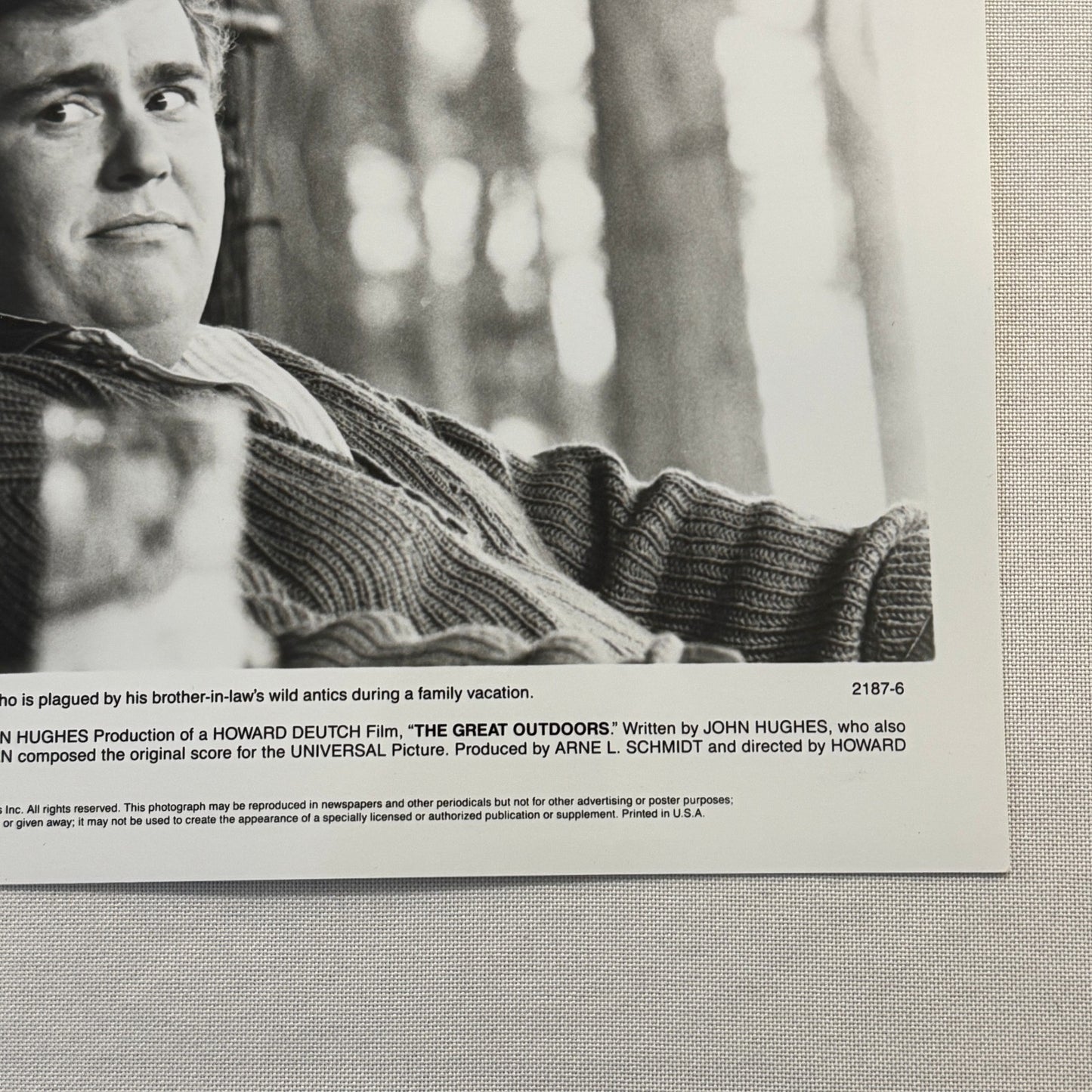 John Candy The Great Outdoors Movie Press Photo Publicity Photograph Print