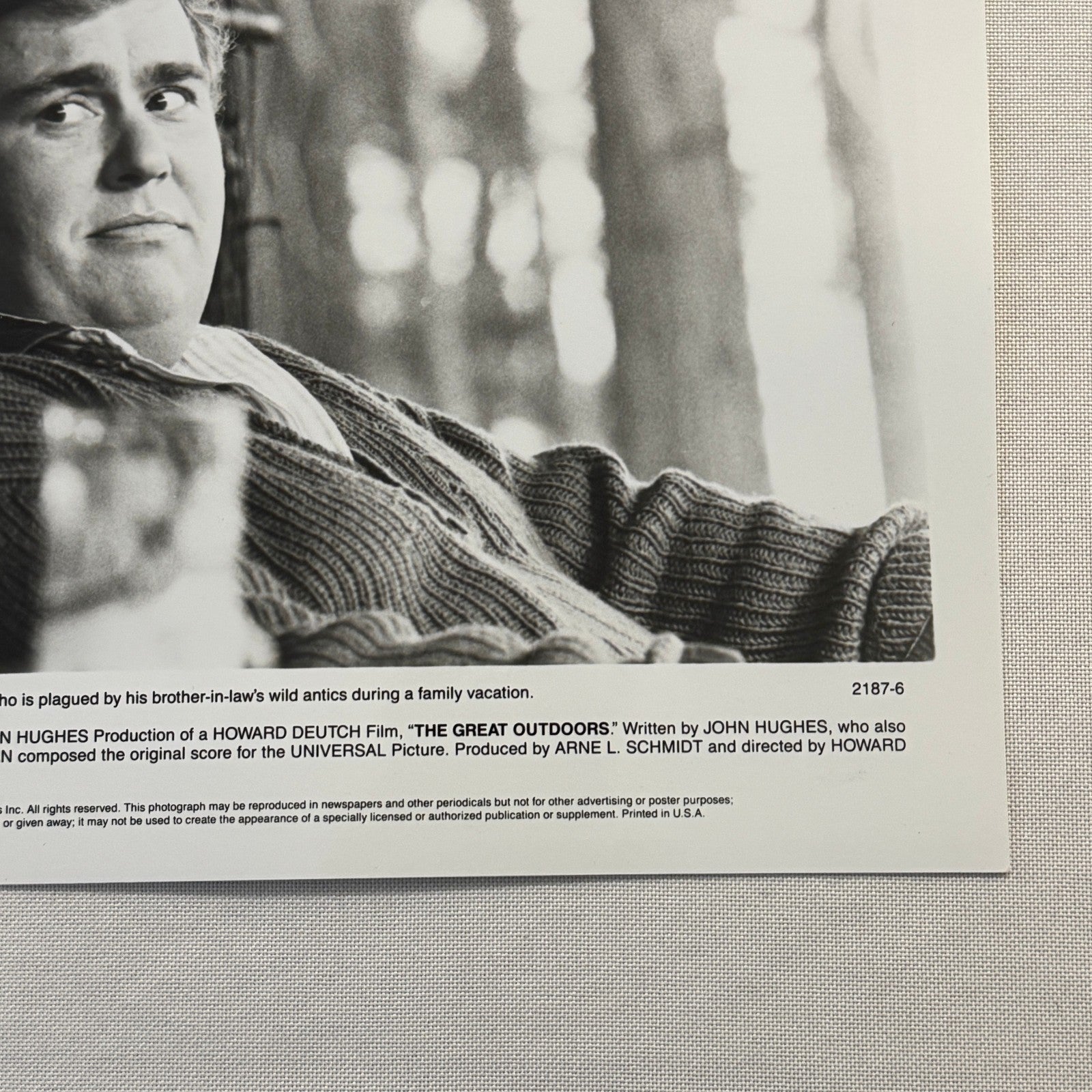 John Candy The Great Outdoors Movie Press Photo Publicity Photograph Print