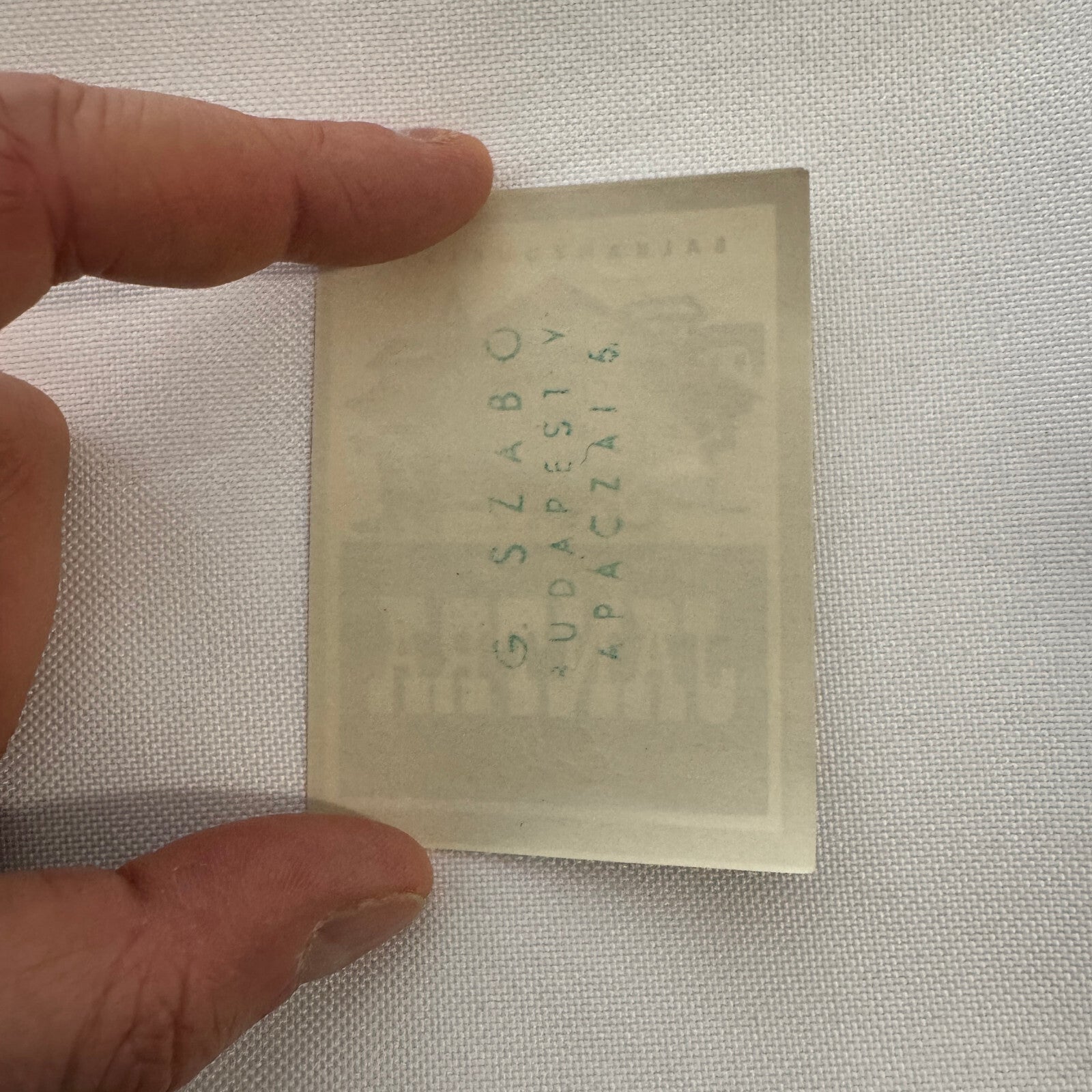 Vintage Travel Luggage Label Hotel Jantra Veliko Tarnovo Bulgaria