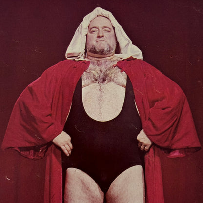 Vintage Wrestling Print Insert Paul Vachon The Butcher Vachon Quebec French 1973