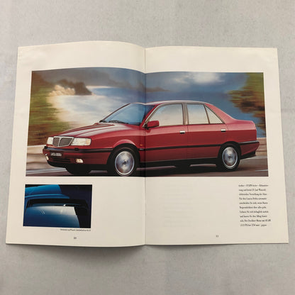 Lancia Dedra Car Sales Brochure Catalog Dedra German Text