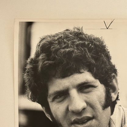 Vintage Jody Scheckter Photo Racing Driver Porsche Werkfoto Press Photograph