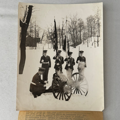 Bordentown Military Institute Cadets George Washington Tribute Press Photo Canon