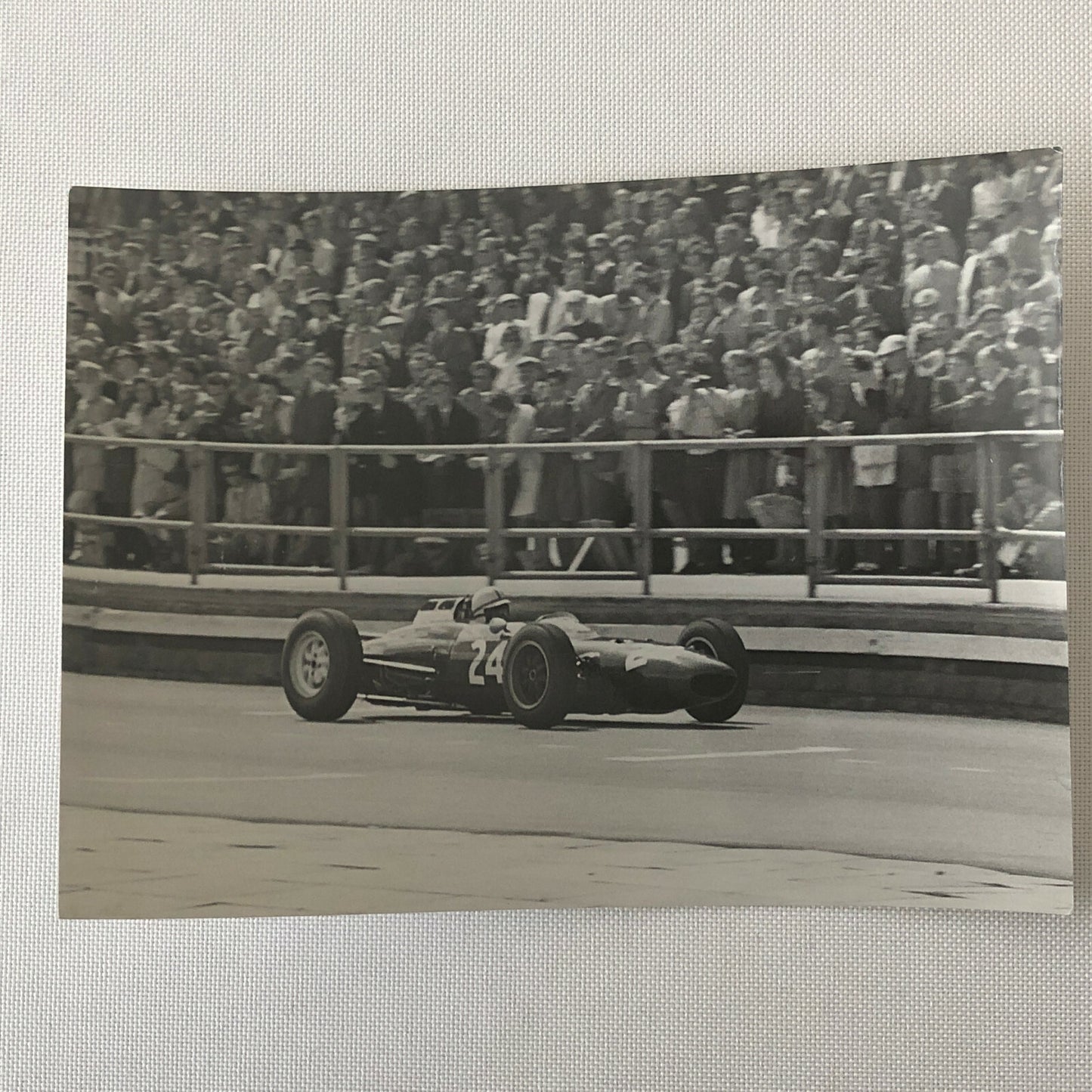 Vintage Racing Car Photo Photograph Print