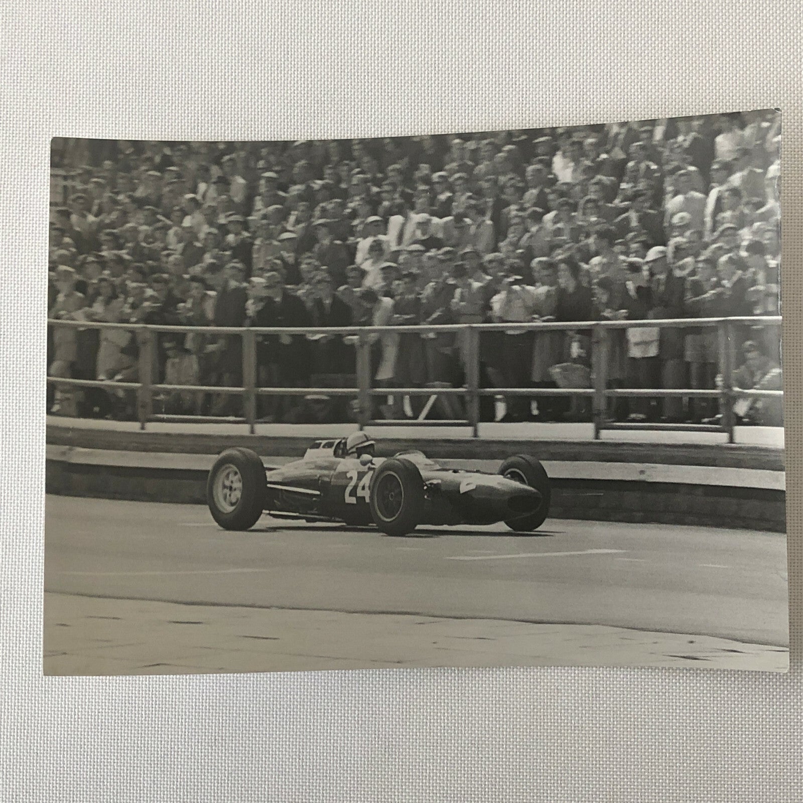 Vintage Racing Car Photo Photograph Print