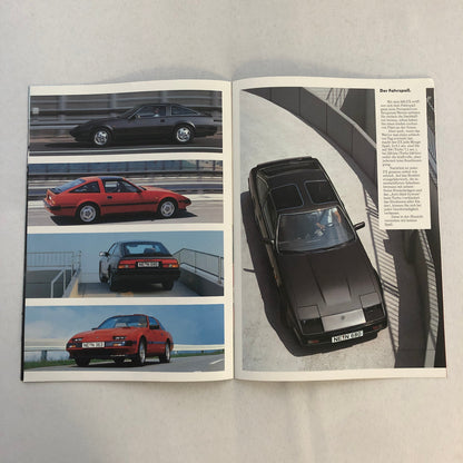 Nissan 300ZX Sports Car Sales Brochure Catalog GERMAN TEXT Nissan 300 ZX TURBO