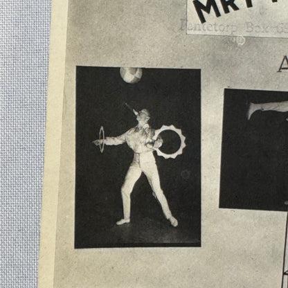 Vintage Circus Juggling Balancing Act Flyer Mrallano
