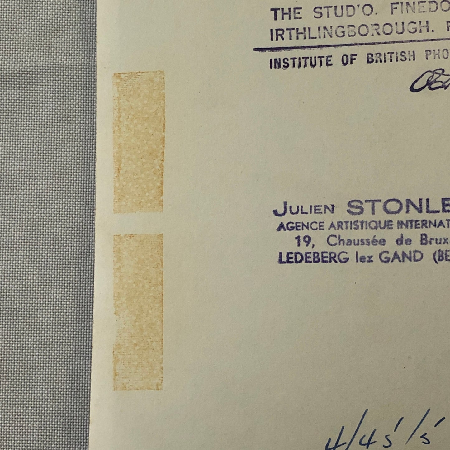 Circus Performer Unicycle Balancing Act Photo Photograph Dam Brothers Vintage