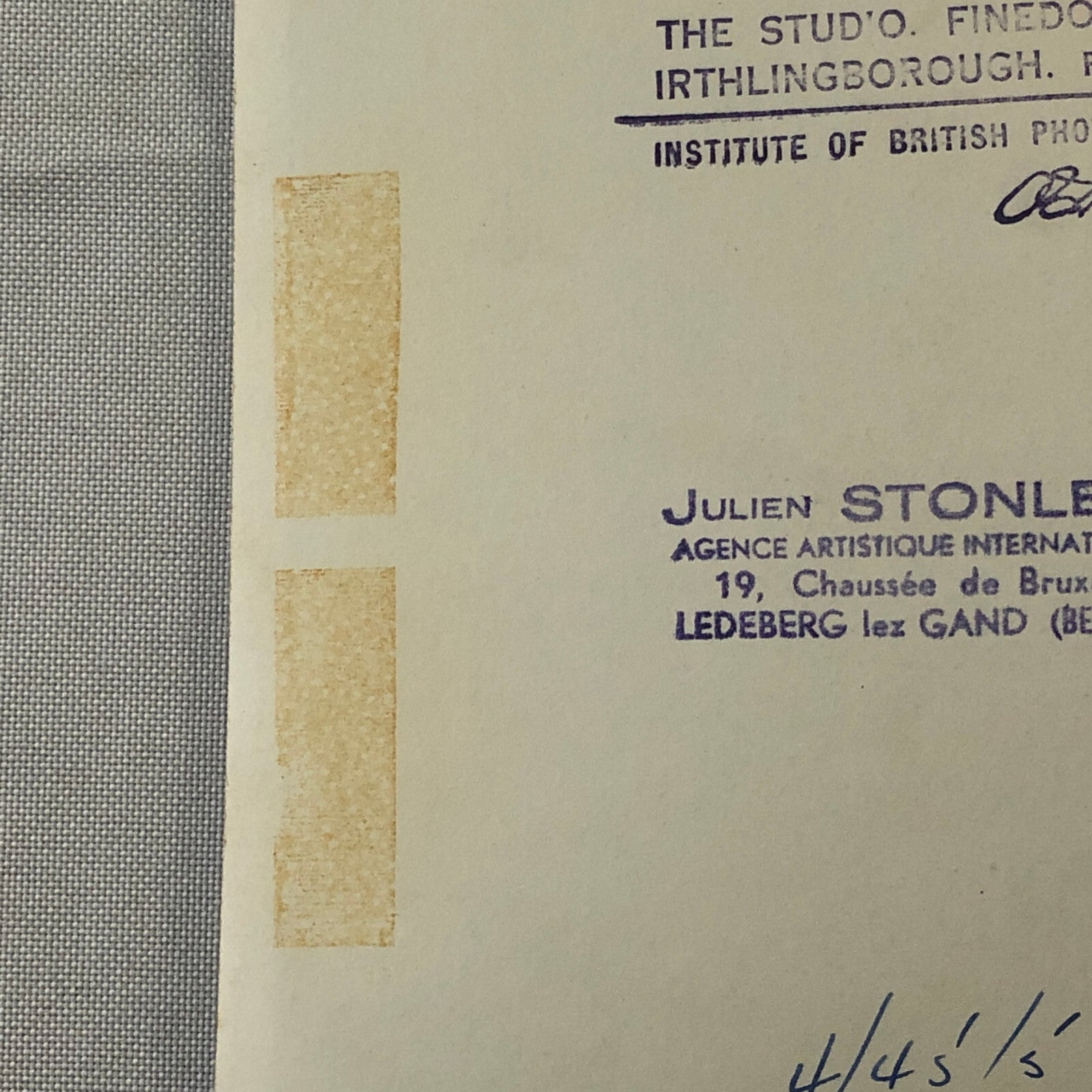 Circus Performer Unicycle Balancing Act Photo Photograph Dam Brothers Vintage