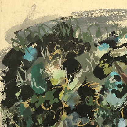 Vintage Painting Art Artwork Trees Hammock Chair Artist Arthur E Sudler