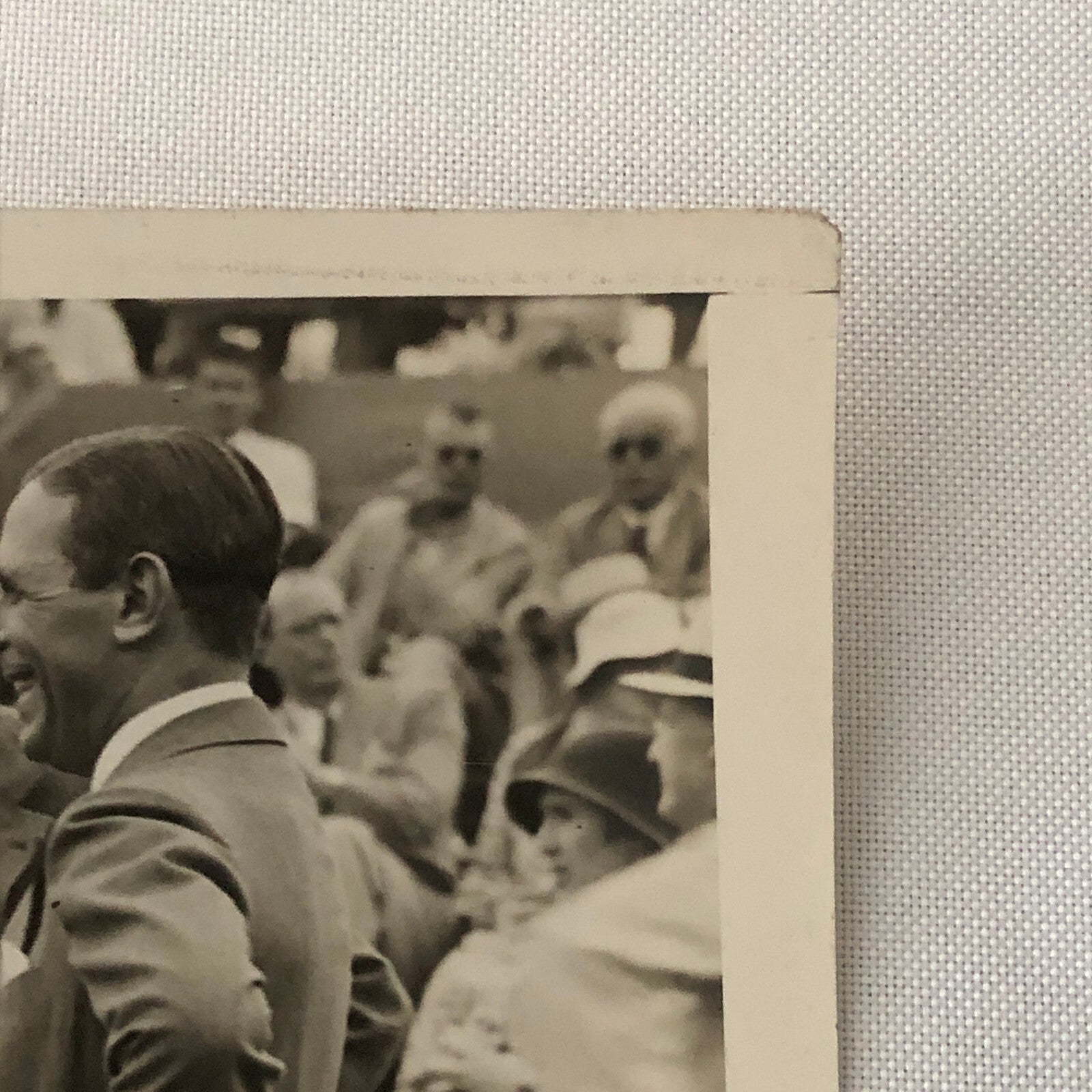 Press Photo Diplomats at Davis Cup Tennis Tournament Match 1933 Underwood Photo