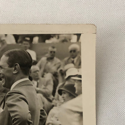 Press Photo Diplomats at Davis Cup Tennis Tournament Match 1933 Underwood Photo