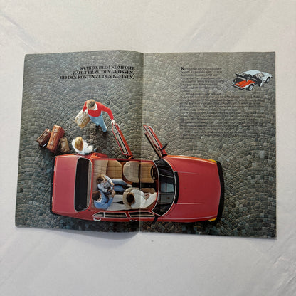 1983 Saab 99 Car Sales Brochure Catalog Advertising Vintage GERMAN Language