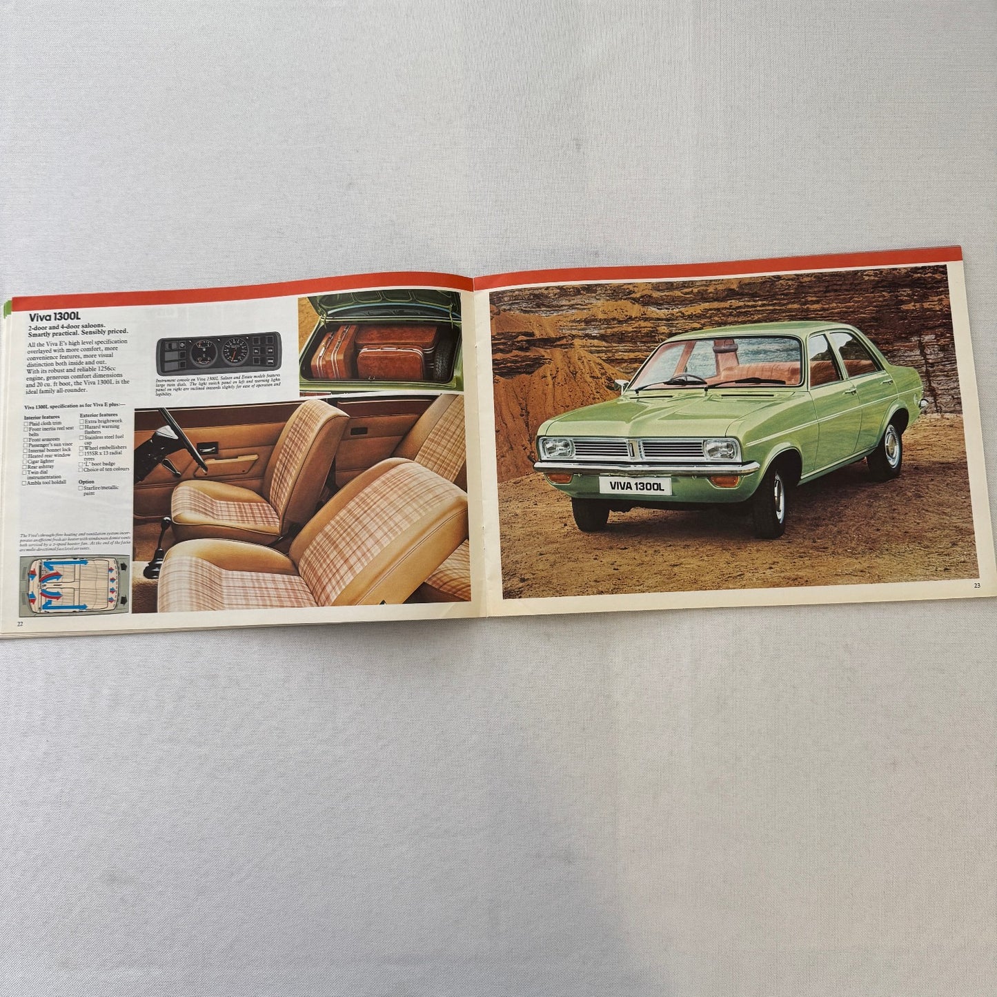 1978 Vauxhall Car Sales Brochure Catalog Chevette Viva Cavalier VX Series UK
