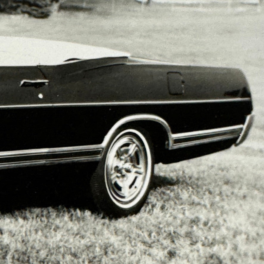 1967 Ford Galaxie 500XL Convertible Car Vintage Image Modern Print