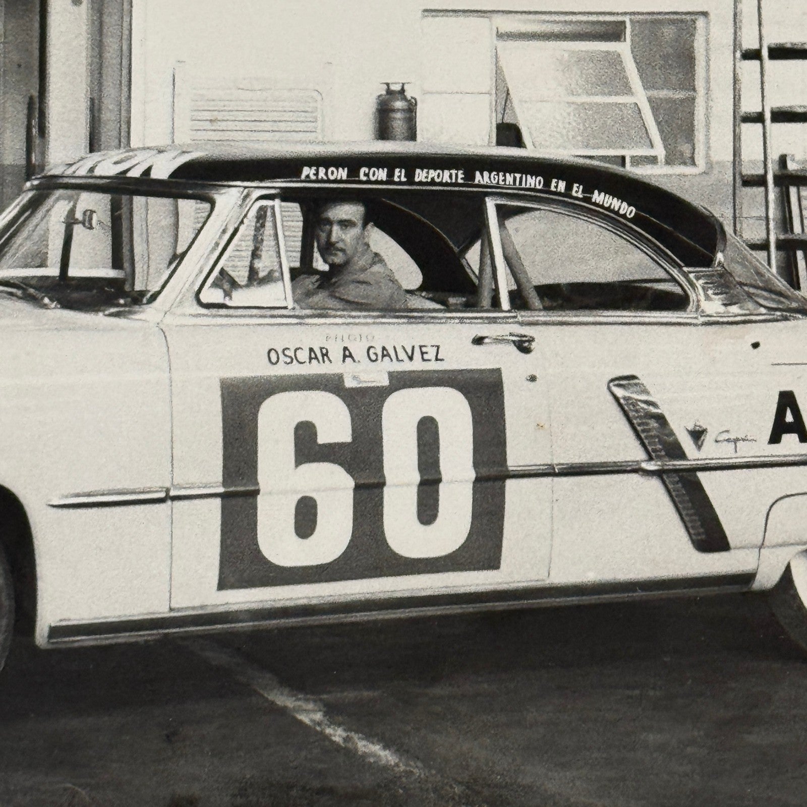1953 Carrera Panamericana Racing Photo Oscar A. Galvez Lincoln Capri Photograph