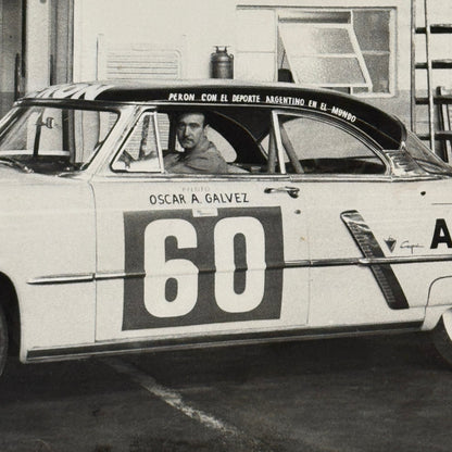 1953 Carrera Panamericana Racing Photo Oscar A. Galvez Lincoln Capri Photograph