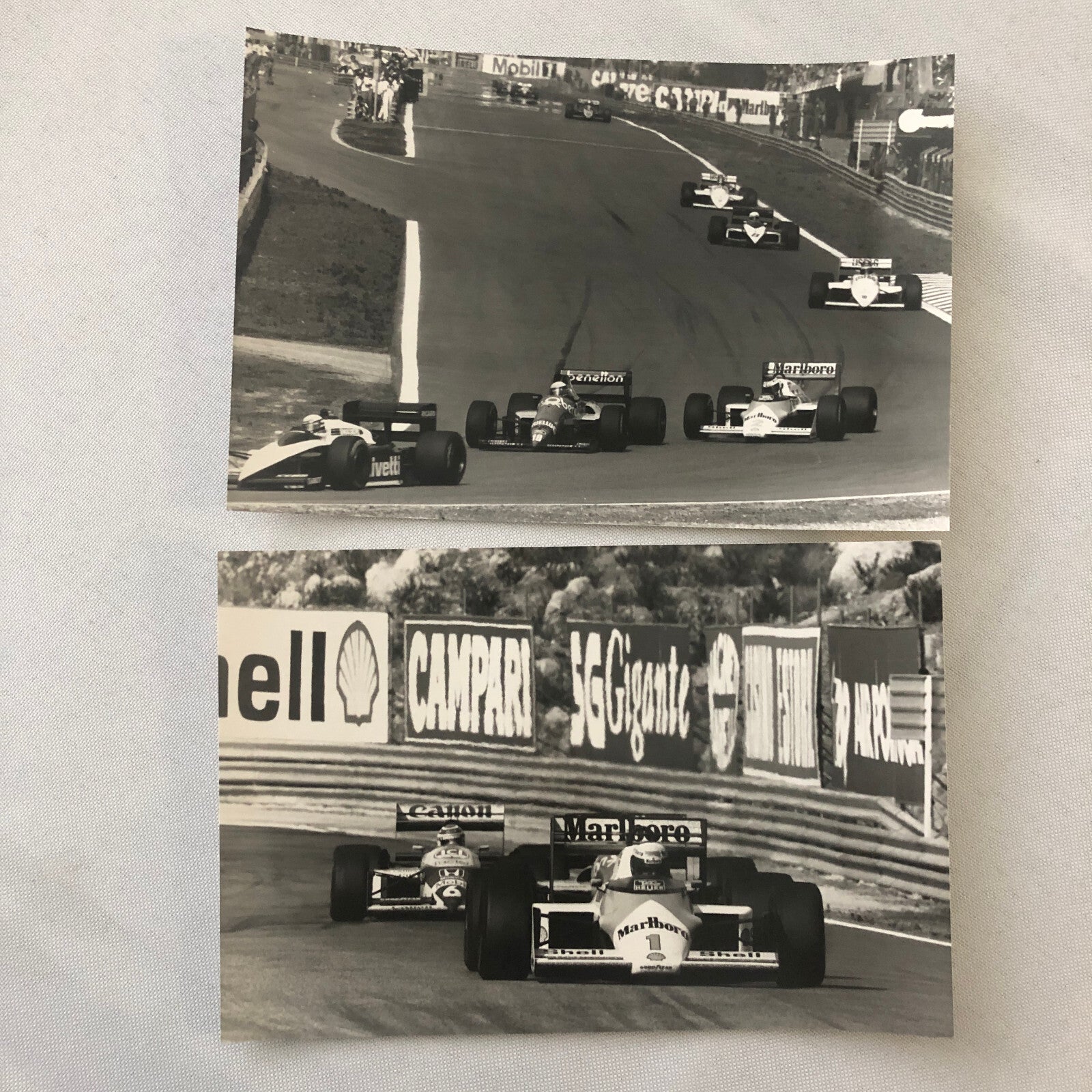 1987 Portugal Grand Prix Formula One Racing Photo Lot of 9 F1 Car Driver