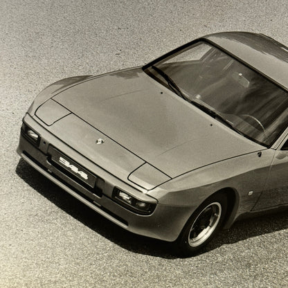 Porsche 944 Car Factory Press Photo Photograph Vintage