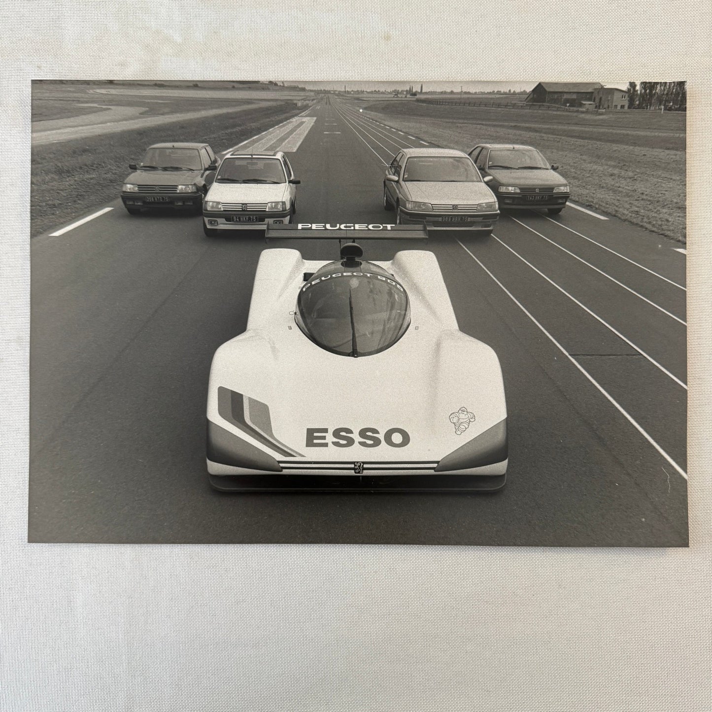 Vintage Peugeot 905 Racing Car Press Kit Motorsport Race Photos 35mm Slides