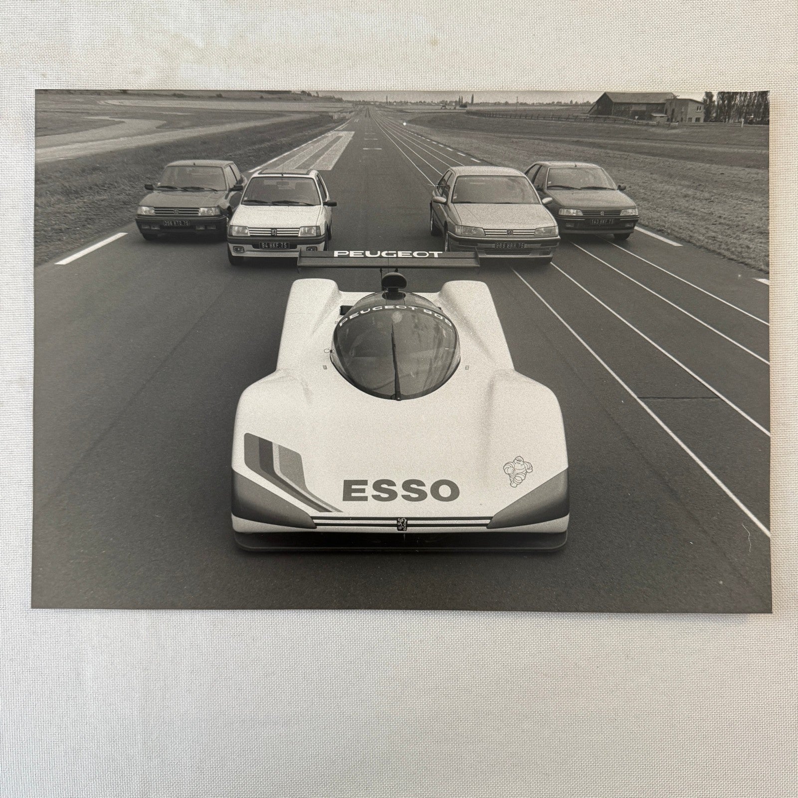 Vintage Peugeot 905 Racing Car Press Kit Motorsport Race Photos 35mm Slides