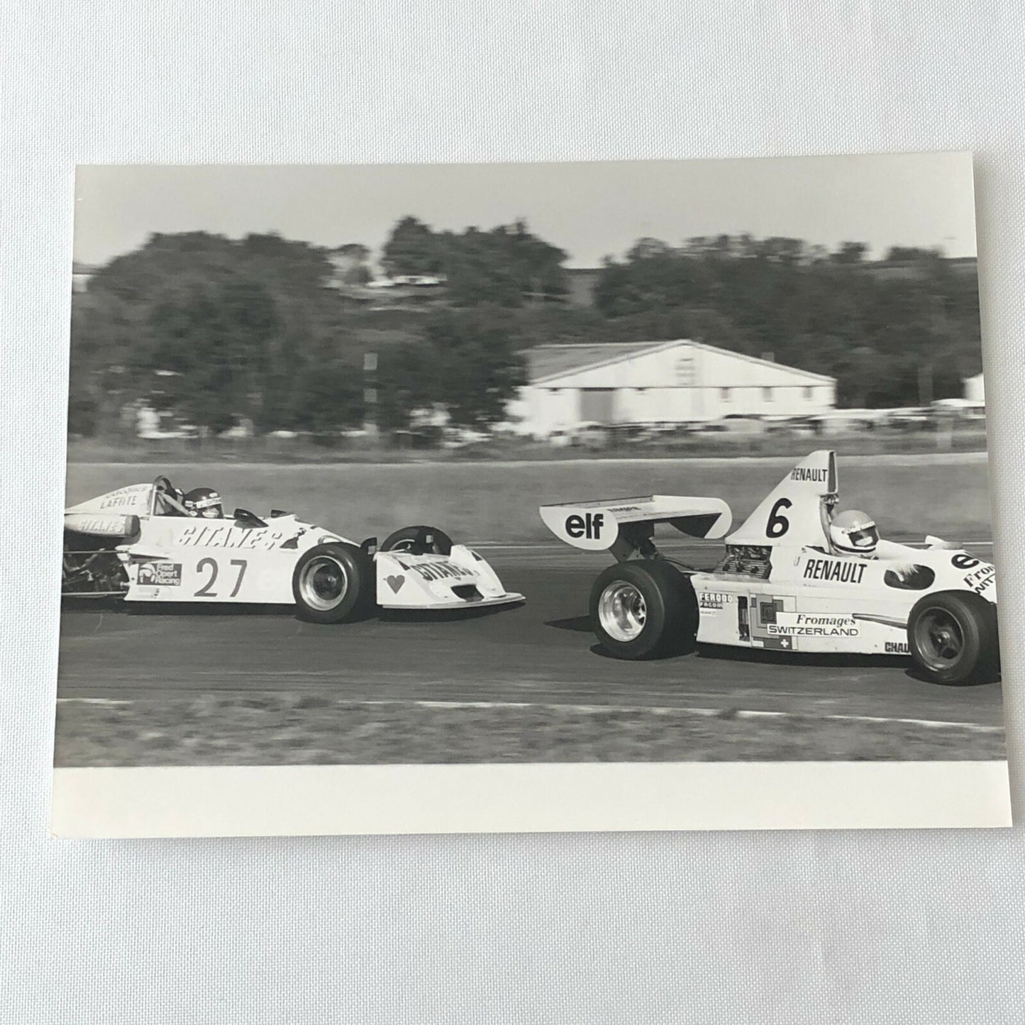 Vintage 1976 Formula 2 F2 Nogaro Grand Prix Racing Photo Photograph Chevron Car 