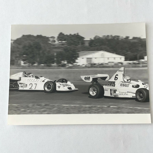 Vintage 1976 Formula 2 F2 Nogaro Grand Prix Racing Photo Photograph Chevron Car 
