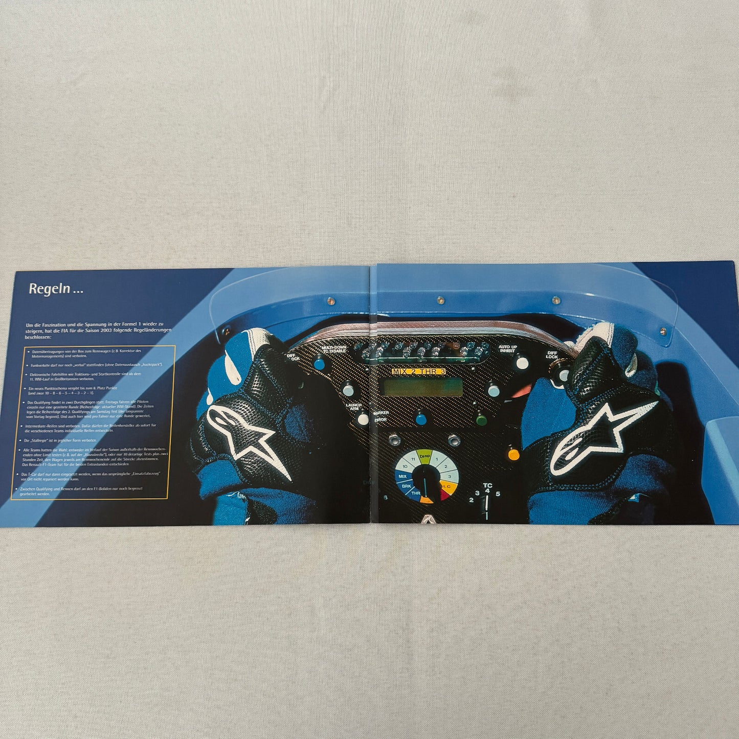 2002 Renault Formula One F1 Team Brochure Jarno Trulli Fernando Alonso