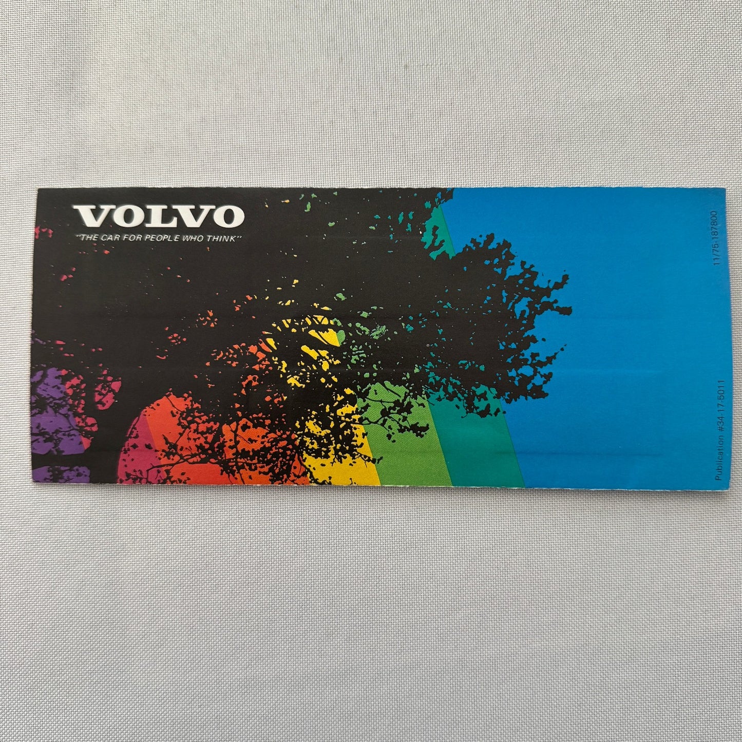 1976 Volvo Colour and Upholstery Car Sales Brochure Vintage 240 260 Series