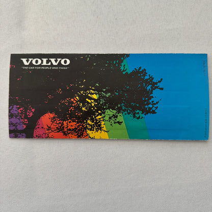 1976 Volvo Colour and Upholstery Car Sales Brochure Vintage 240 260 Series