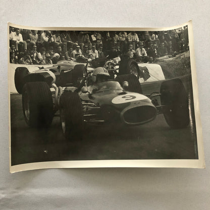 Vintage Racing Car Driver Photo Photograph Print 