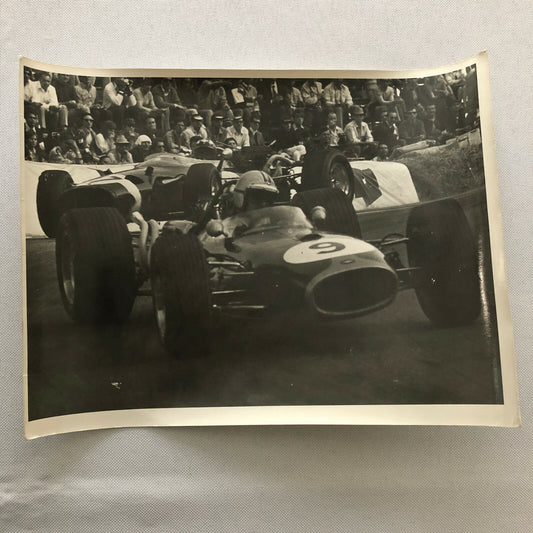 Vintage Racing Car Driver Photo Photograph Print 