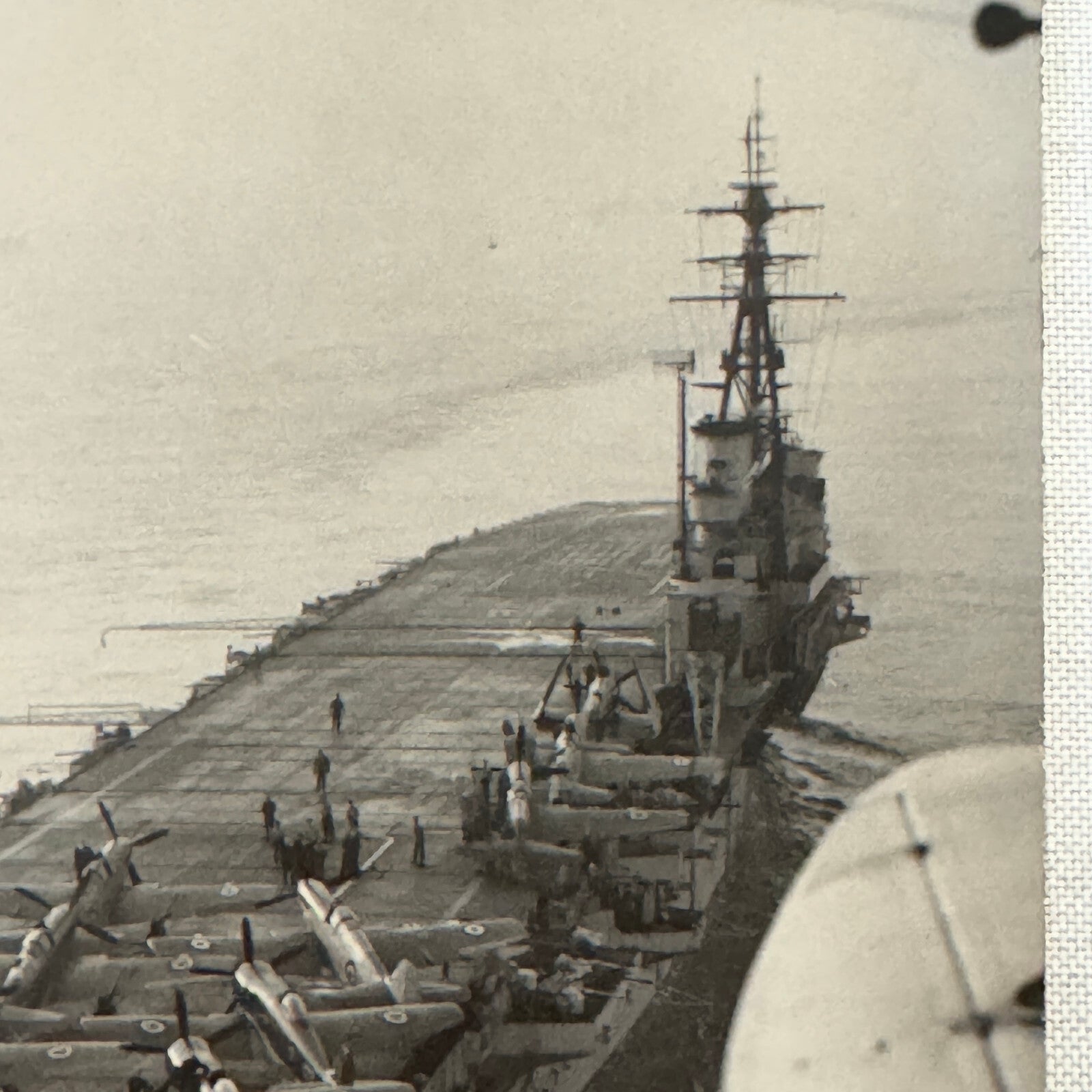 British Navy Aircraft Carrier HMS Theseus Vintage Press Photo Photograph Boat