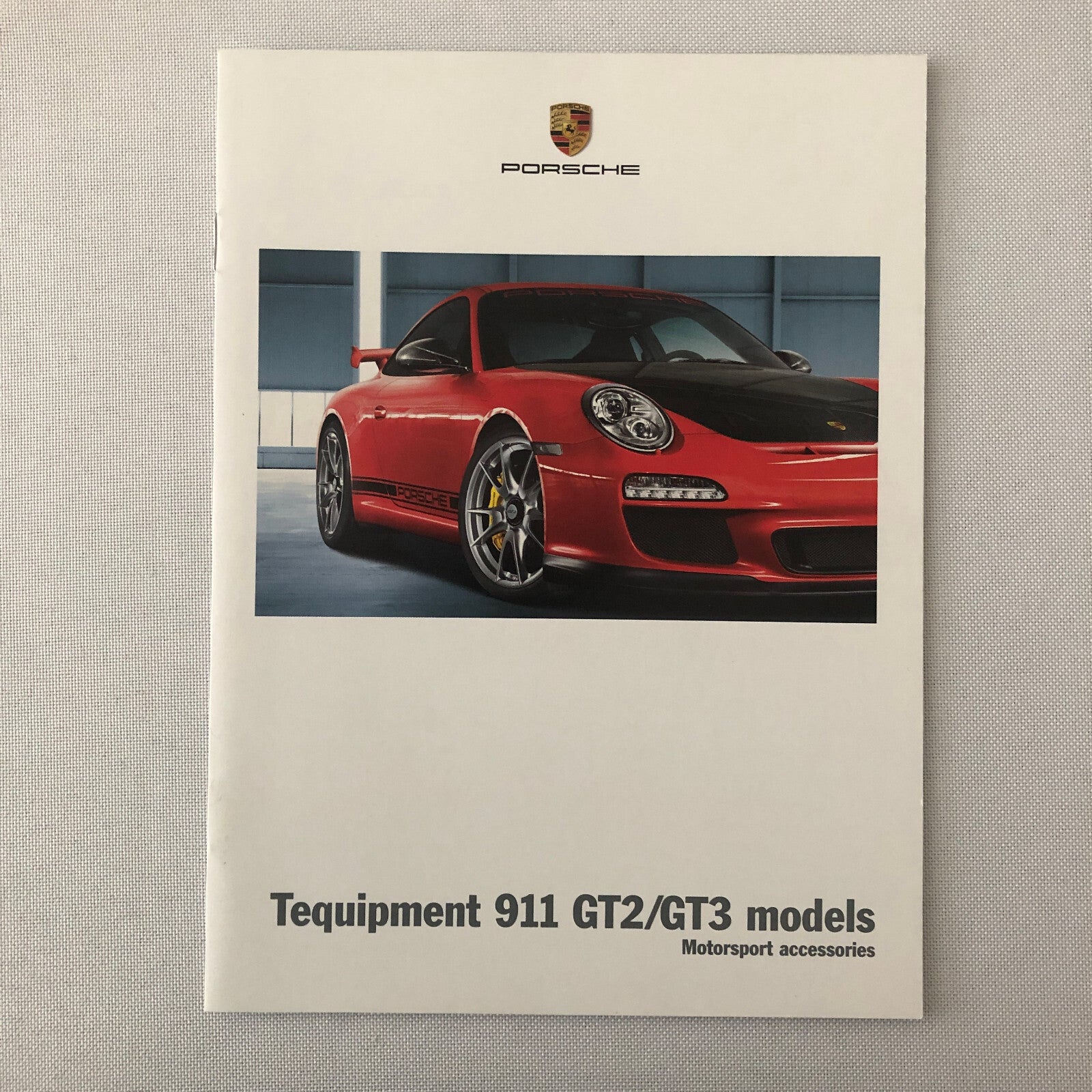 Porsche 911 GT2 GT3 Motorsport Accessories Sales Brochure Catalog 2011 2012