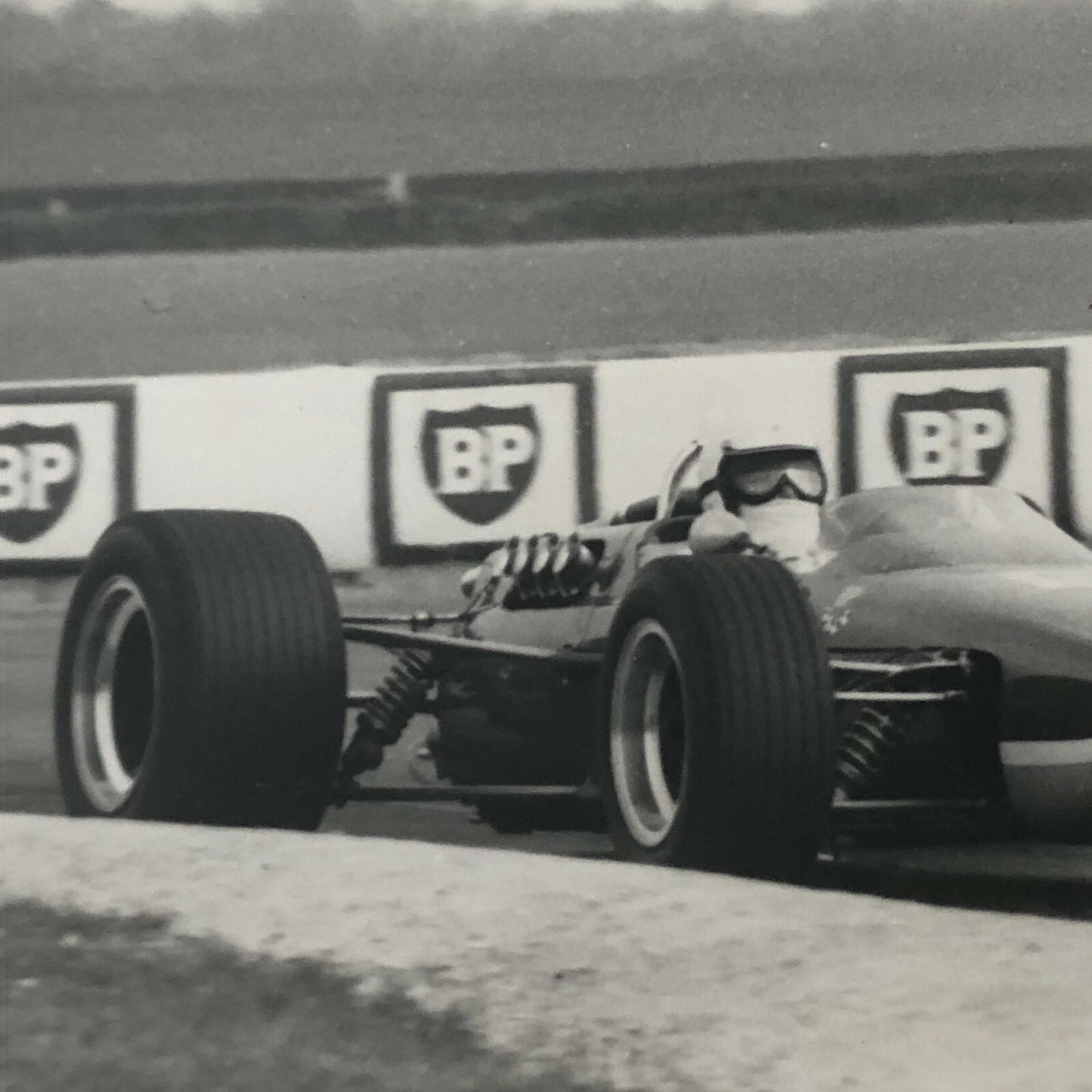 Vintage Racing Car Photo Photograph Print - Grand Prix 1968 McLaren ? 