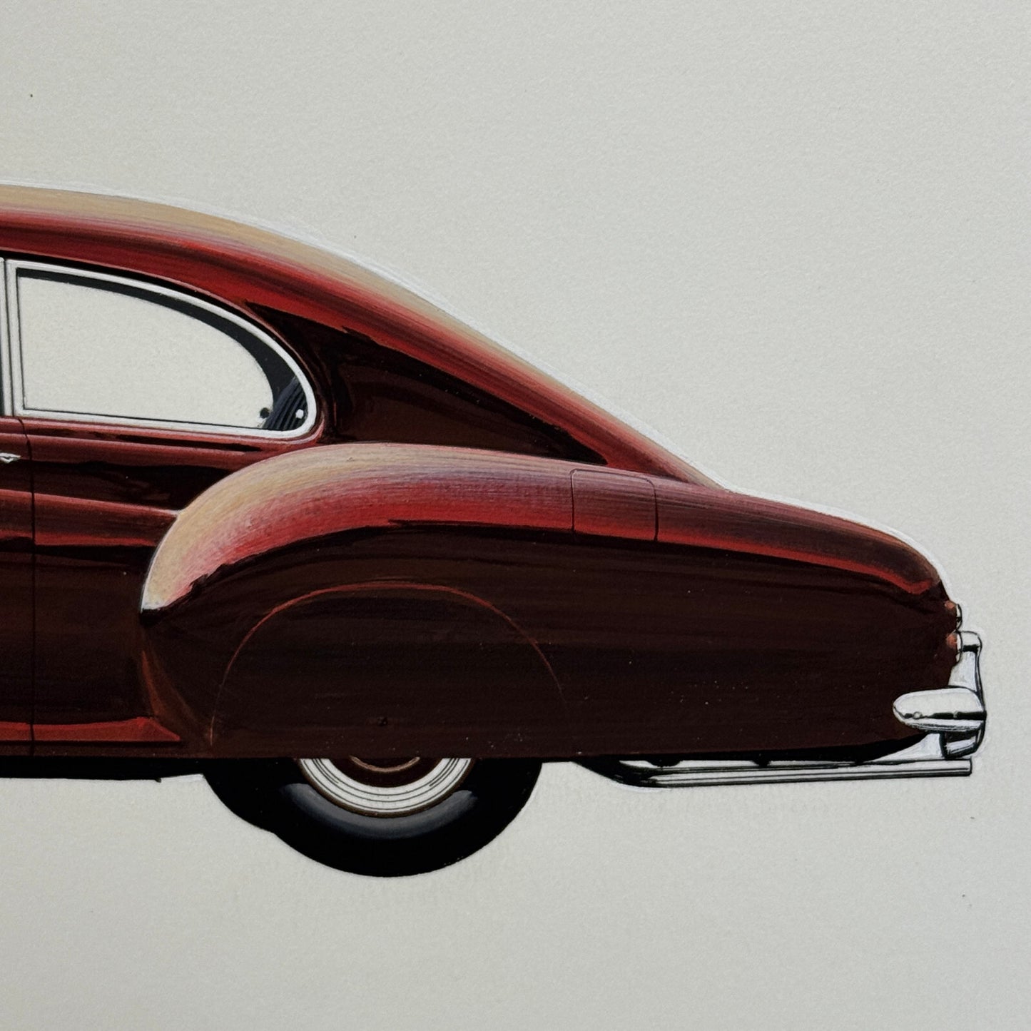 Vintage Bentley Car Automobile Illustration Art Drawing Hand Drawn Robert Preis