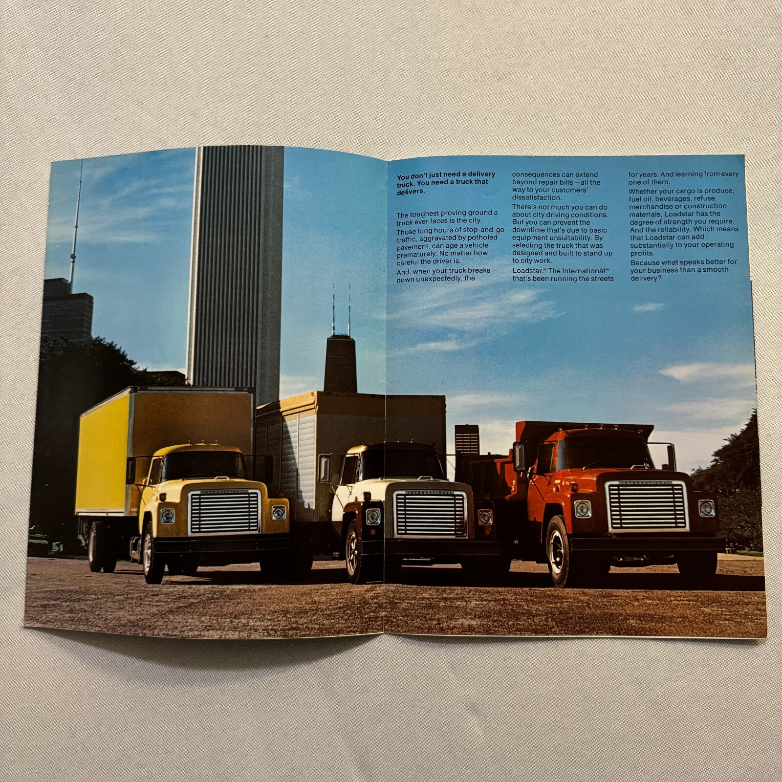 International Loadstar Truck Sales Brochure Catalog Vintage Advertising