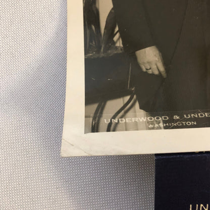 Press Photo Photograph Governor John E Erickson Montana Vice President Garner +