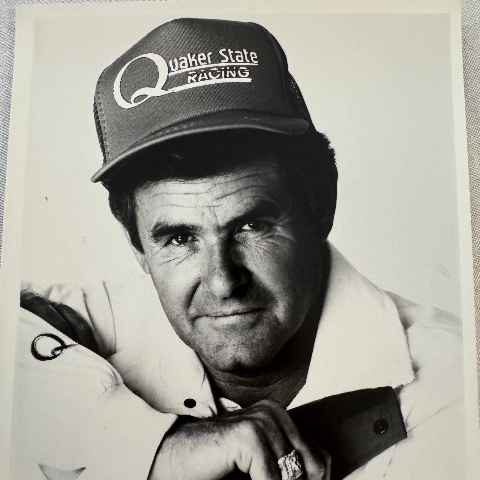 Porsche Racing Driver Al Unser Factory Press Photo Photograph Indy Quaker State