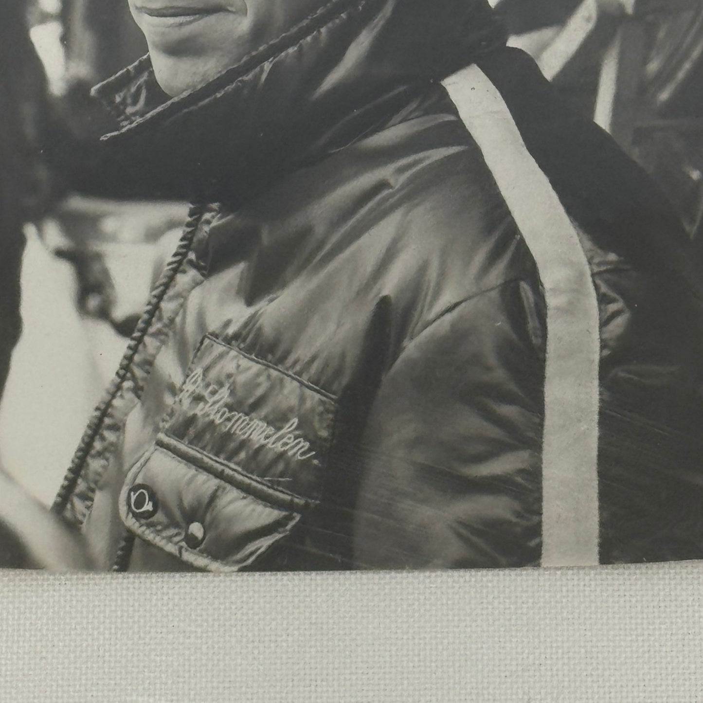 Vintage Racing Photo Rolf Stommelen Photograph Driver Pilot Motorsport