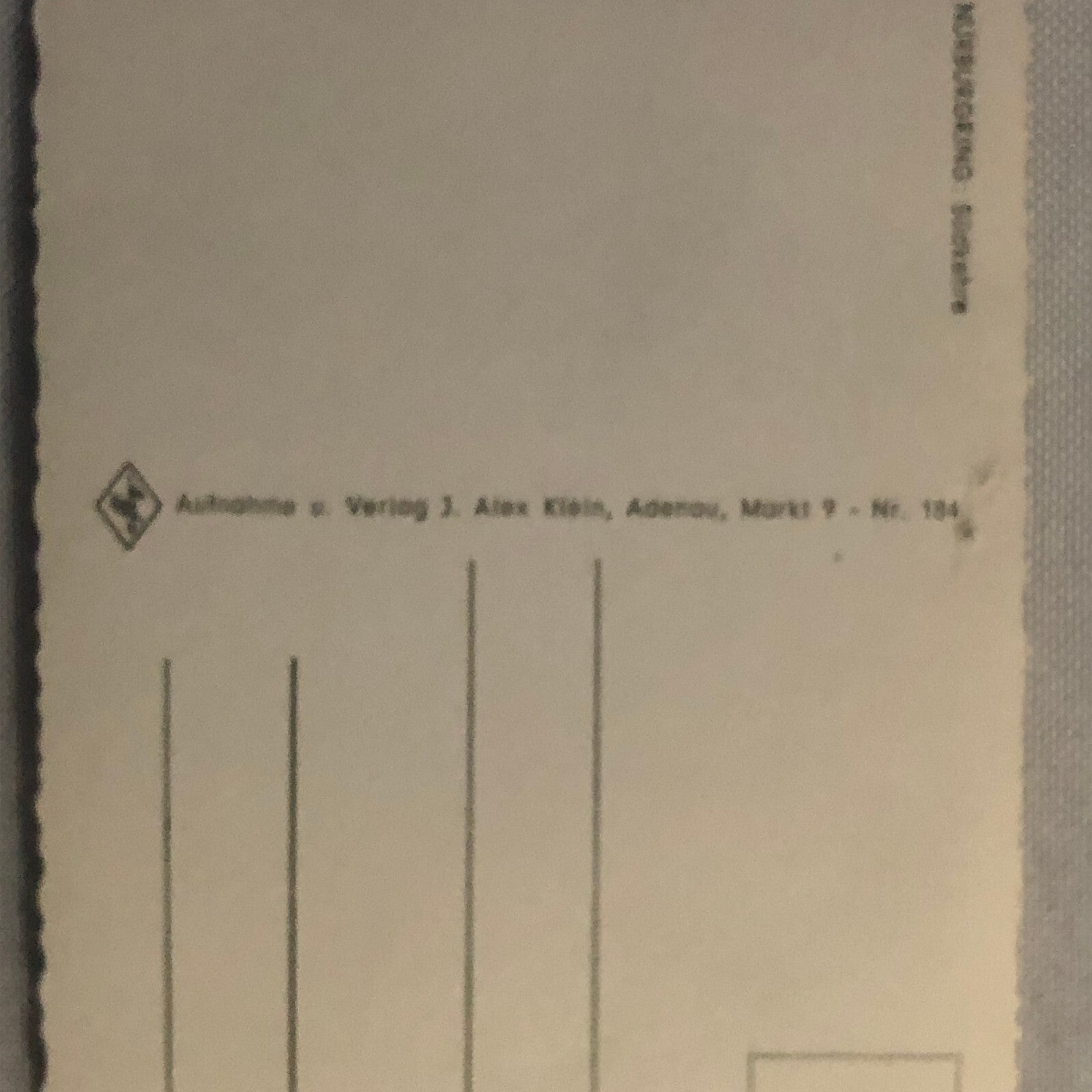 Vintage Porsche Racing Photo Postcard Post Card Photograph Nurburgring