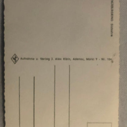 Vintage Porsche Racing Photo Postcard Post Card Photograph Nurburgring