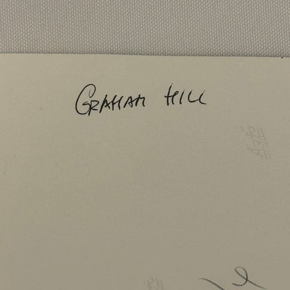 Vintage Racing Photo 1971 Hockenheim F2 Race Graham Hill Driver Motorsport