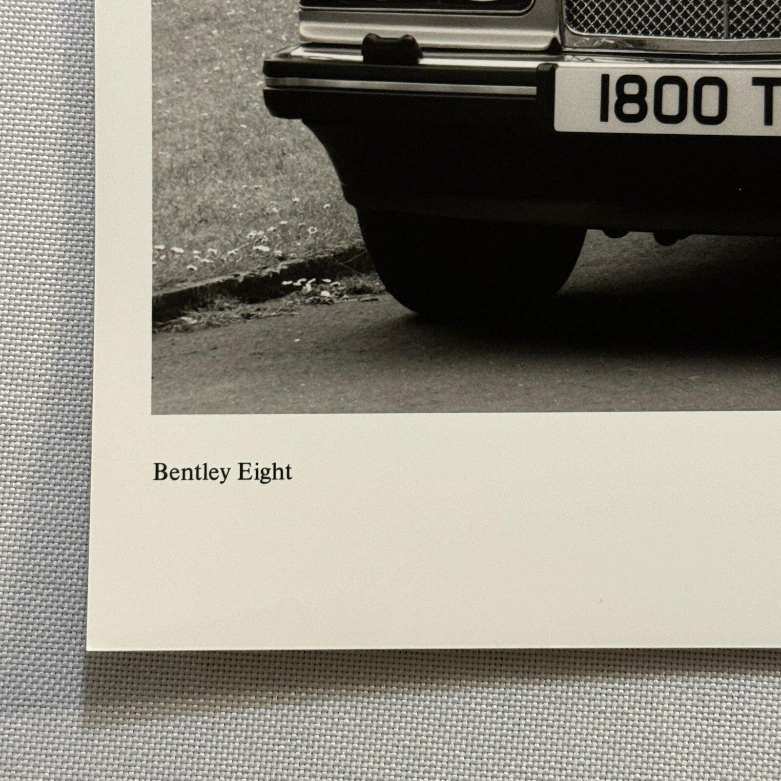 Bentley Eight Car Factory Press Photo Photograph Vintage
