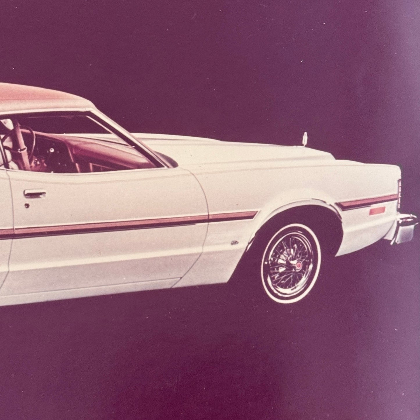 Ford Elite Hardtop Car Photo Photograph Print Vintage