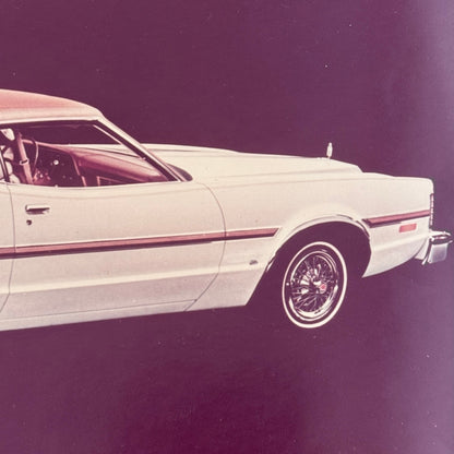 Ford Elite Hardtop Car Photo Photograph Print Vintage