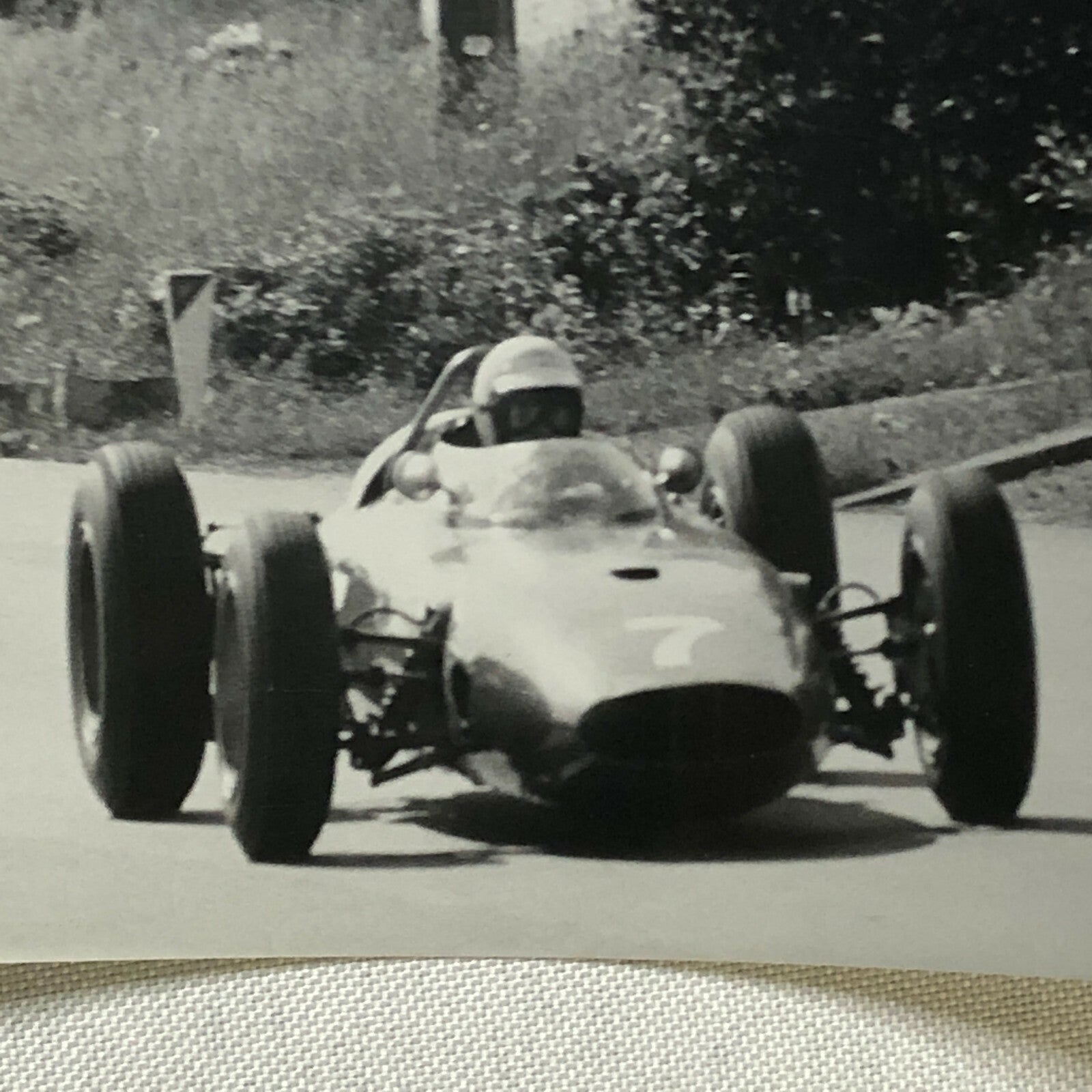 Vintage Grand Prix Racing Car Photo Photograph Print 