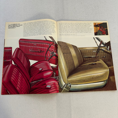 1966 Pontiac Sales Brochure Catalog Grand Parisienne Laurentian Strato Chief
