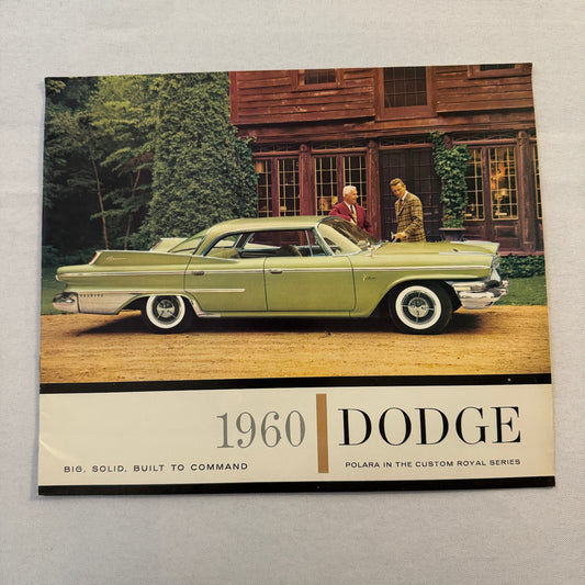 1960 Dodge Polara Series Car Sales Brochure Catalog Wagon Convertible Hardtop