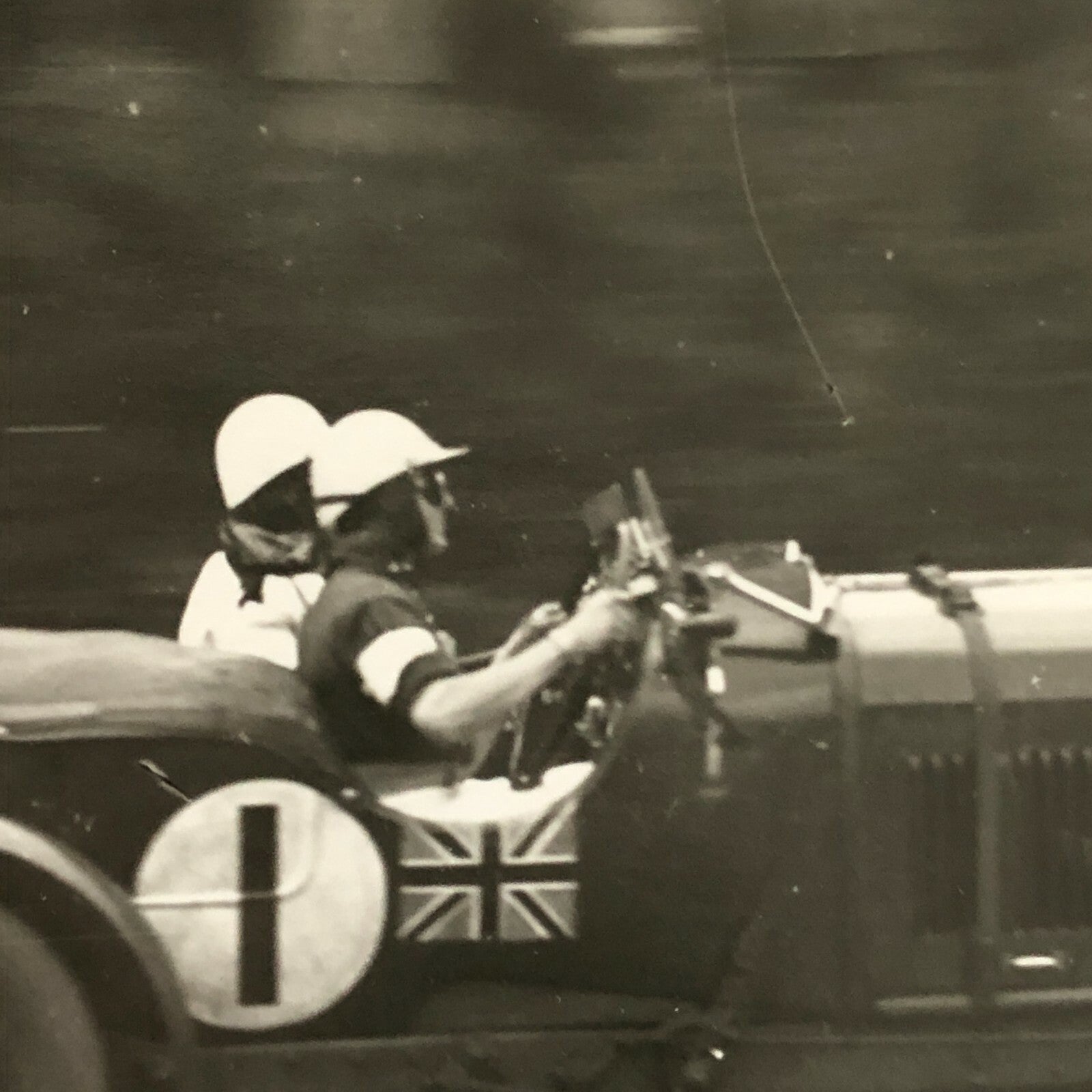 Vintage Racing Car Photo Photograph Print - Bentley Car ? 